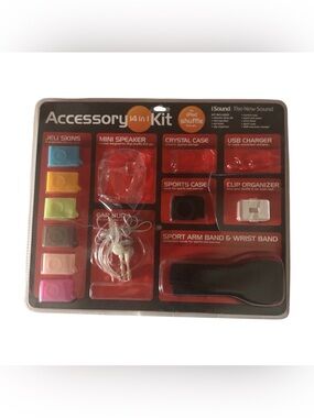 iSound 14 in 1 iPod Shuffle Accessories Kit